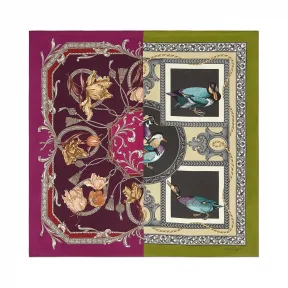 菲拉格慕/Salvatore Ferragamo 传承印花真丝方巾 317770_714714