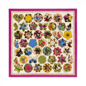 菲拉格慕/Salvatore Ferragamo 传承印花真丝方巾 317922_714190