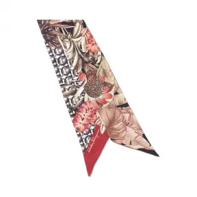 菲拉格慕/Salvatore Ferragamo 树叶和Gancini图案印花束发带 327919_712913