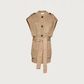 菲拉格慕/Salvatore Ferragamo 针织棉背心 - 新 110957-751357