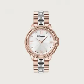菲拉格慕/Salvatore Ferragamo Ferragamo Studmania 手表 - 珠宝和手表 611233-751942