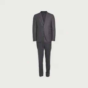 菲拉格慕/Salvatore Ferragamo 格纹羊毛西装 - 成衣 142749-754026