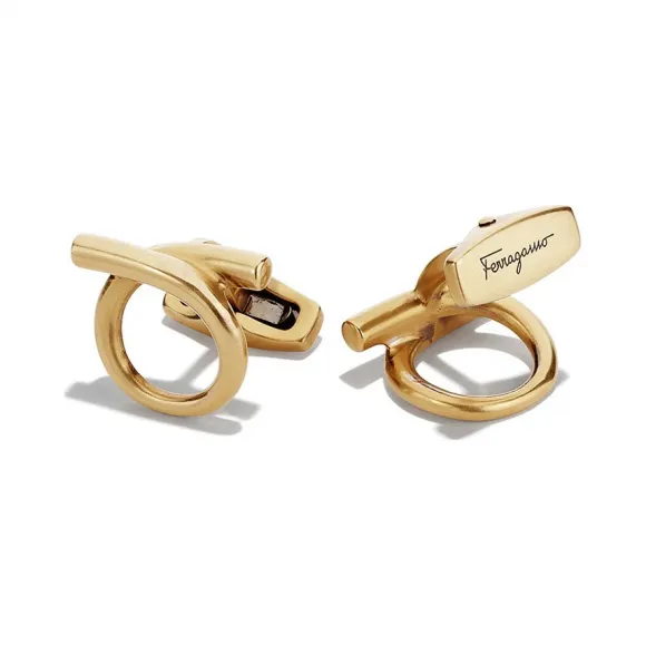 菲拉格慕/Salvatore Ferragamo Organic Gancio袖扣 770016_677305