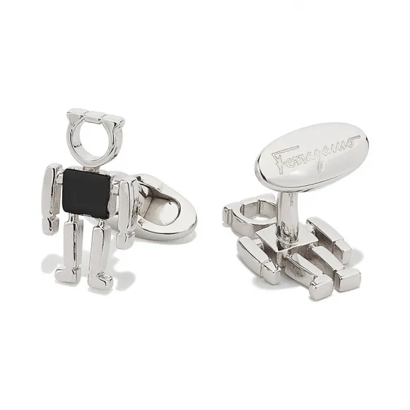 菲拉格慕/Salvatore Ferragamo Gancini机器人袖扣 770181_717583