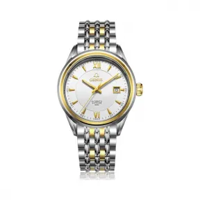 爵尼/Genie 卓越雅豪系列 316L精钢 41mm 自动机械机芯 男表 GNQ-T1821M-G