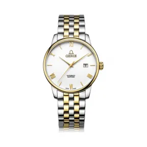 爵尼/Genie 塞柏尔系列 316L精钢 40mm 自动机械机芯 男表 GNQ-T1823M-G