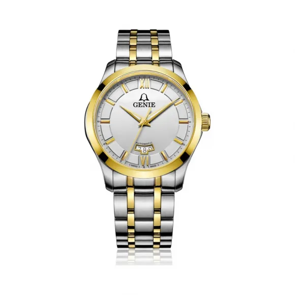 爵尼/Genie 大将系列 316L精钢 42mm 自动机械机芯 男表 GNQ-T1833M-AG