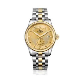 爵尼/Genie 金爵系列 316L精钢 41mm 自动机械机芯 男表 GNQ-T1835M-18KAG