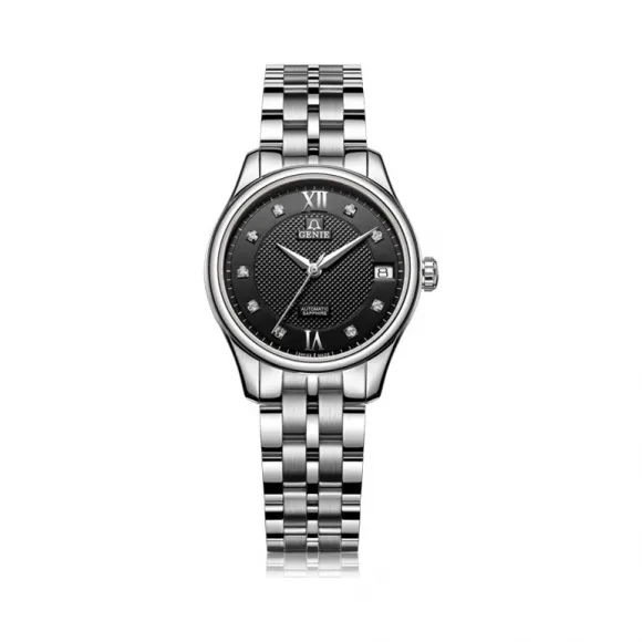 爵尼/Genie 豪仕系列 316L精钢 33mm 自动机械机芯 男表 GNQ-T1837L-ADB