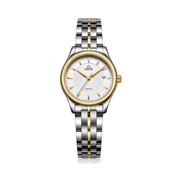 爵尼/Genie 豪仕系列 316L精钢 28mm 石英机芯 女表 GNQ-T1837L-QG