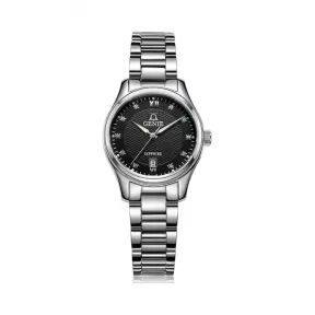 爵尼/Genie 尚美系列 316L精钢 29mm 石英机芯 女表 GNQ-T2012L-DB