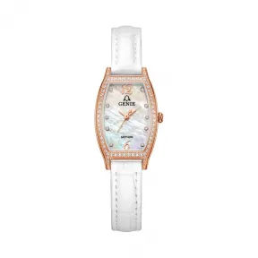 爵尼/Genie 心之悦系列 316L精钢 20.5x33.5mm 石英机芯 女表 GNQ-T2026L-LDRW
