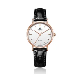 爵尼/Genie 迪特尔系列 316L精钢 29mm 石英机芯 女表 GNQ-T2029L-LQRW