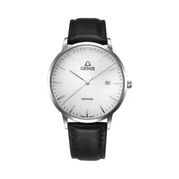 爵尼/Genie 格莱纳系列 316L精钢 40mm 石英机芯 男表 GNQ-T2034M-LQW