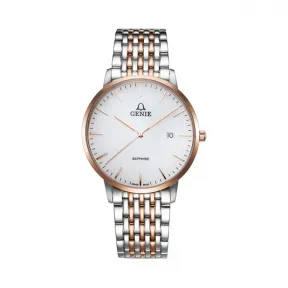 爵尼/Genie 格莱纳系列 316L精钢 40mm 石英机芯 男表 GNQ-T2034M-QR