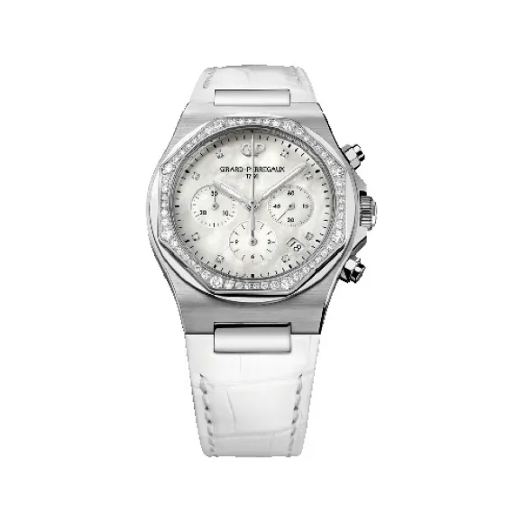 芝柏/Girard-Perregaux Laureato 桂冠系列 36毫米 904L精钢 自动上弦机械 男表 81040D11A771-BB7B