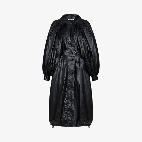 纪梵希/Givenchy 女士 可拆卸衣袖长款风衣 BW005G11Z1-001