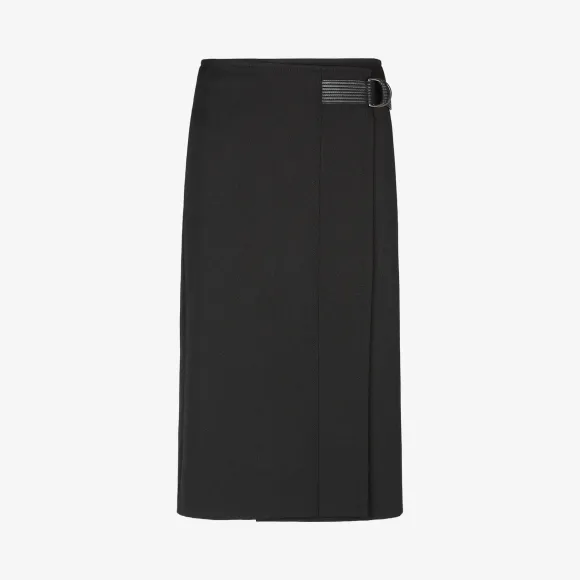 纪梵希/Givenchy 女士 皮革搭扣裹身裙 BW409X11XF-001