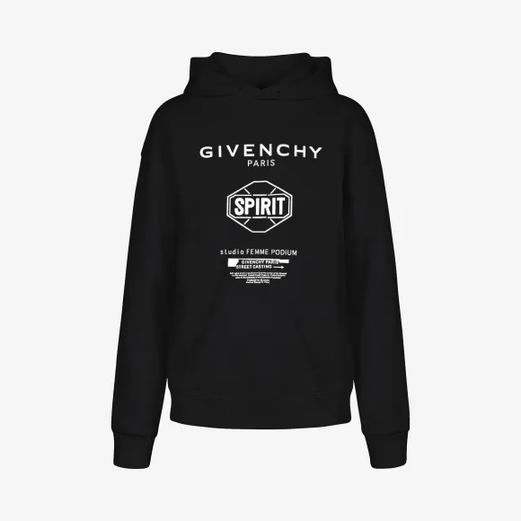 纪梵希/Givenchy 女士 Spirit印花连帽衫 BW70643Z33-001