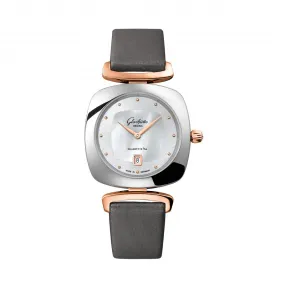 格拉苏蒂/Glashutte Original Ladies 女士系列 精钢/红金双色 石英机芯 女表 1-03-01-26-06-04