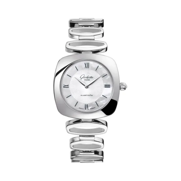 格拉苏蒂/Glashutte Original Ladies 女士系列 精钢 石英机芯 女表 1-03-02-05-02-14
