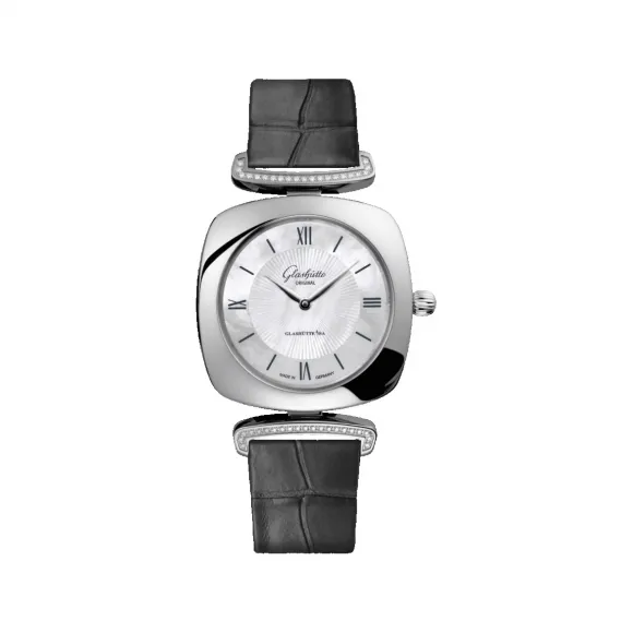 格拉苏蒂/Glashutte Original Ladies 女士系列 精钢 石英机芯 女表 1-03-02-05-12-31