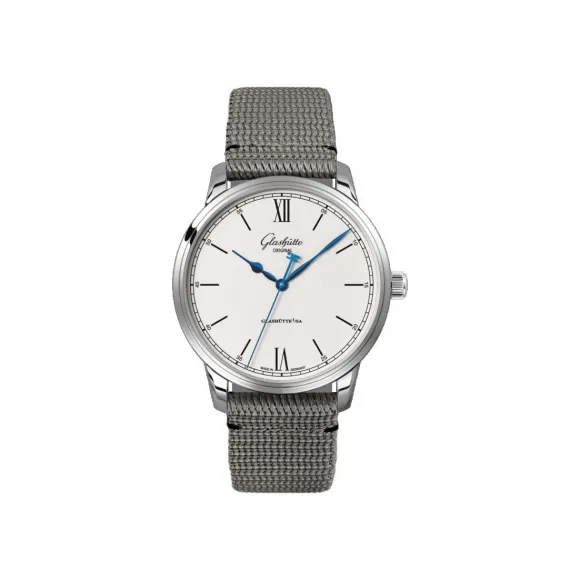 格拉苏蒂/Glashutte Original 议员卓越腕表 1-36-01-01-02-36 40.00MM 自动机械机芯 精钢 