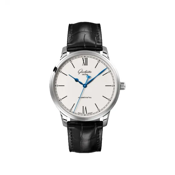 格拉苏蒂/Glashutte Original 议员系列 40.00 MM 精钢 自动机械机芯 男表 1-36-01-01-02-61