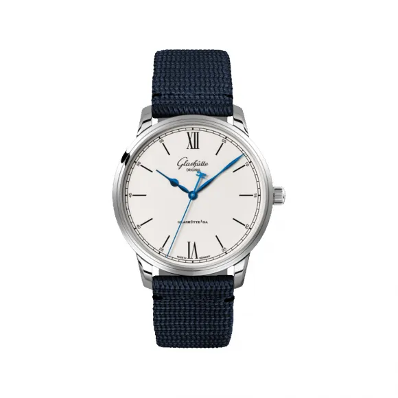 格拉苏蒂/Glashutte Original 议员系列 40.00 MM 精钢 自动机械机芯 男表 1-36-01-01-02-64