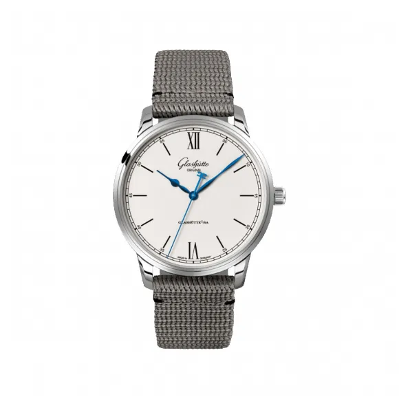 格拉苏蒂/Glashutte Original 议员系列 40.00 MM 精钢 自动机械机芯 男表 1-36-01-01-02-66