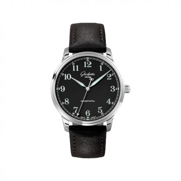 格拉苏蒂/Glashutte Original 议员系列 40.00 MM 精钢 自动机械机芯 男表 1-36-01-03-02-65