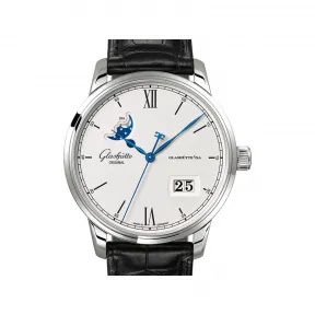 格拉苏蒂/Glashutte Original 参议员系列 SENATOR 40MM 精钢 自动机械机芯 男表 1-36-01-04-02-30