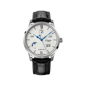 格拉苏蒂/Glashutte Original 议员系列 42.00 MM 精钢 自动机械机芯 男表 1-36-02-01-02-61