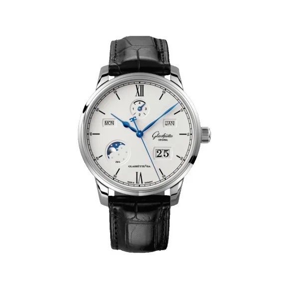 格拉苏蒂/Glashutte Original 议员系列 42.00 MM 精钢 自动机械机芯 男表 1-36-02-01-02-61