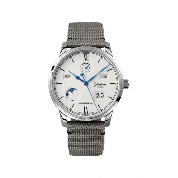 格拉苏蒂/Glashutte Original 议员系列 42.00 MM 精钢 自动机械机芯 男表 1-36-02-01-02-66