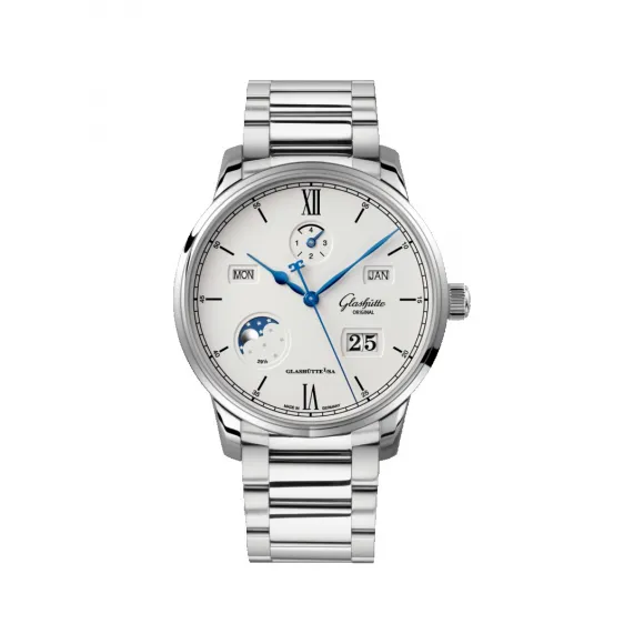 格拉苏蒂/Glashutte Original Senator 参议员系列 精钢 自动机械机芯 男表 1-36-02-01-02-70