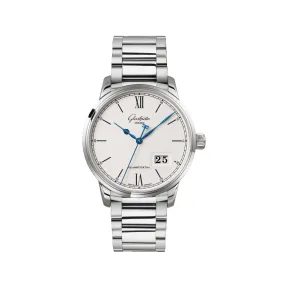 格拉苏蒂/Glashutte Original senator-议员系列 精钢 40.00 毫米 自动机械机芯 男表 1-36-03-01-02-71