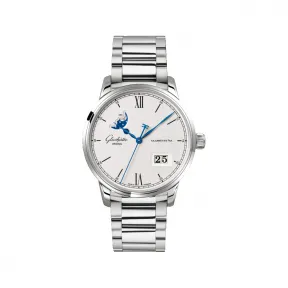 格拉苏蒂/Glashutte Original senator-议员系列 精钢 40.00 毫米 自动机械机芯 男表 1-36-04-01-02-71