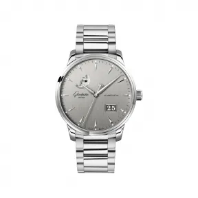 格拉苏蒂/Glashutte Original senator-议员系列 精钢 42.00 毫米 自动机械机芯 男表 1-36-04-03-02-71