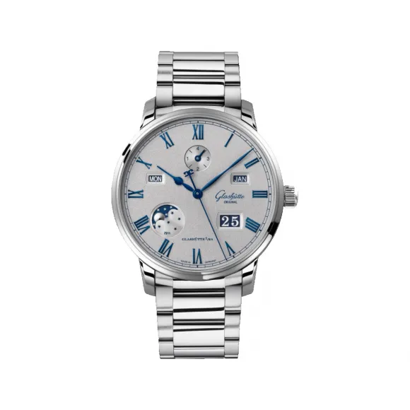 格拉苏蒂/Glashutte Original 议员系列 议员卓越万年历腕表 1-36-12-03-02-71