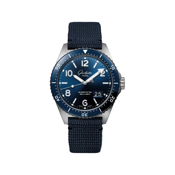 格拉苏蒂/Glashutte Original SeaQ 大日历腕表 1-36-13-02-81-36 43.20MM 自动机械机芯 精钢 