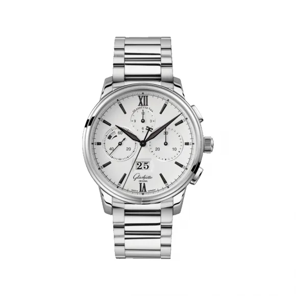 格拉苏蒂/Glashutte Original senator-议员系列 精钢 42.00 毫米 自动机械机芯 男表 1-37-01-05-02-71