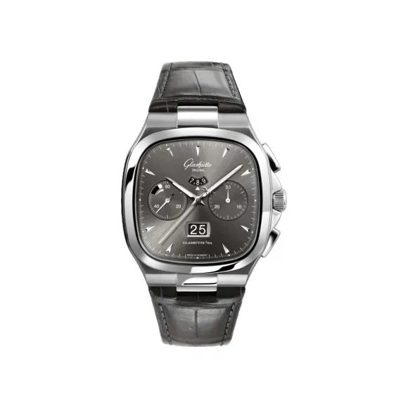 格拉苏蒂/Glashutte Original VINTAGE 复古系列 精钢 自动机械机芯 男表 1-37-02-01-02-30