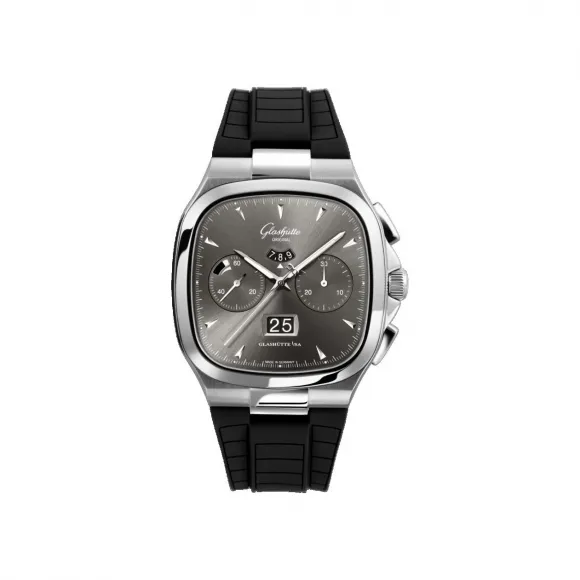 格拉苏蒂/Glashutte Original VINTAGE 复古系列 精钢 自动机械机芯 男表 1-37-02-01-02-33