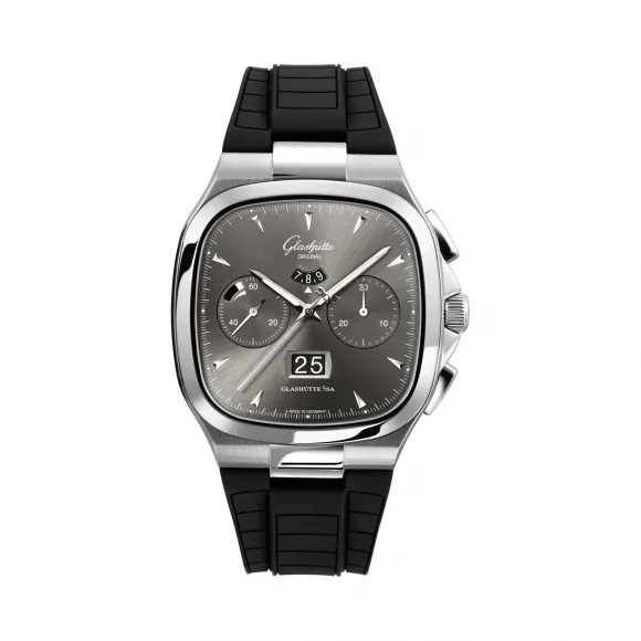 格拉苏蒂/Glashutte Original VINTAGE 复古系列 精钢 自动机械机芯 男表 1-37-02-01-02-53