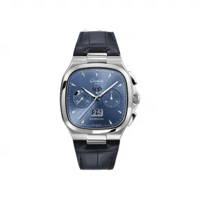 格拉苏蒂/Glashutte Original VINTAGE 复古系列 精钢 自动机械机芯 男表 1-37-02-03-02-30