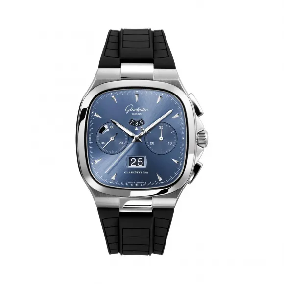 格拉苏蒂/Glashutte Original VINTAGE 复古系列 精钢 自动机械机芯 男表 1-37-02-03-02-53