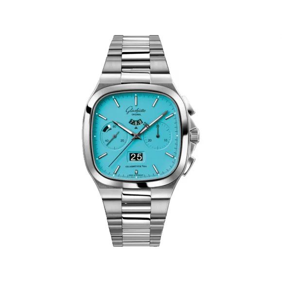 格拉苏蒂/Glashutte Original 复古系列 40.00 x 40.00 MM 精钢 自动机械机芯 男表 1-37-02-10-02-70