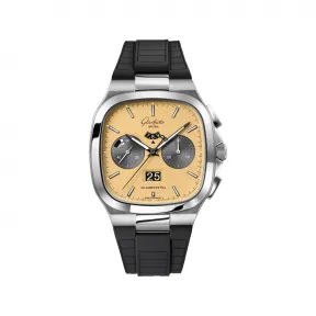 格拉苏蒂/Glashutte Original 复古系列 七零年代大日历计时腕表 1-37-02-14-02-63 40.00 x 40.00 MM 自动机械机芯 男表 W1-37-02-14-02-63