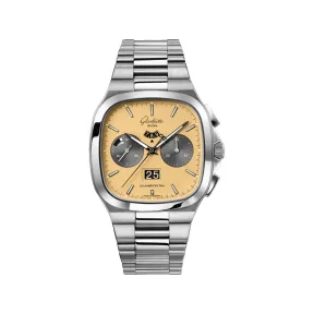 格拉苏蒂/Glashutte Original 复古系列 七零年代大日历计时腕表 1-37-02-14-02-70 40.00 x 40.00 MM 自动机械机芯 男表 W1-37-02-14-02-70